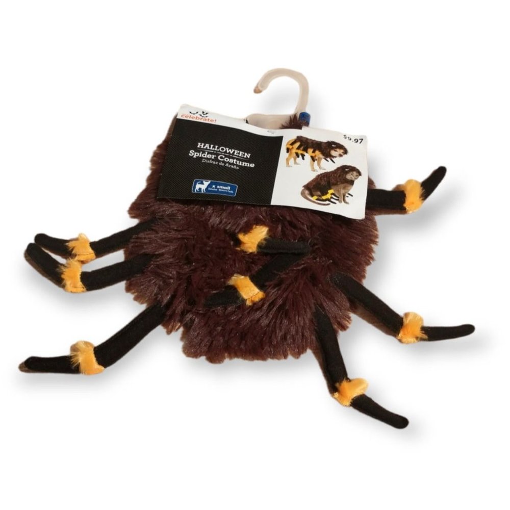 Ways to Celebrate Furry Spider Costume Dog Size XS Extra Small (New)